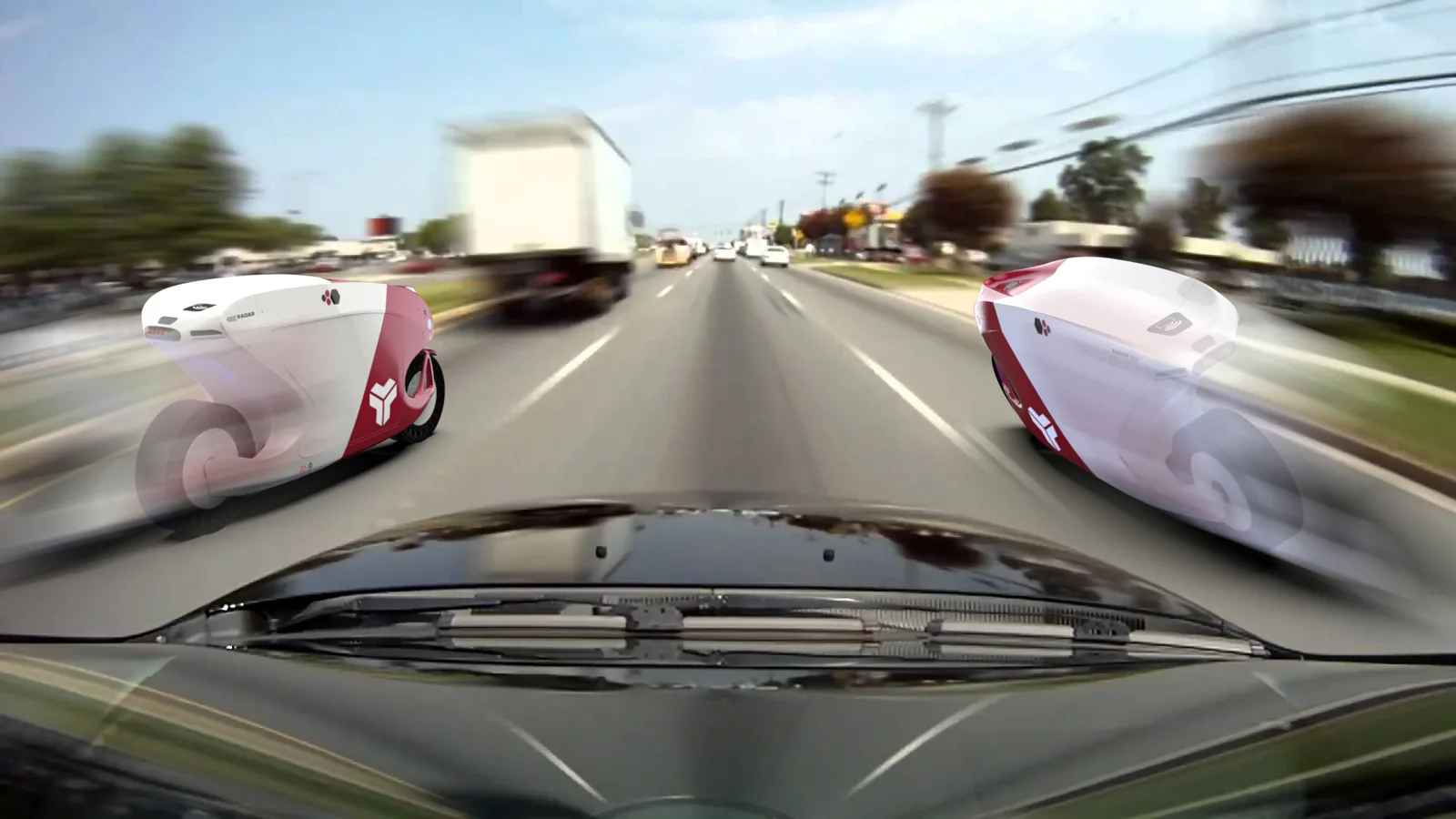 YDrive Akira — Autonomous Delivery Vehicle — view 1