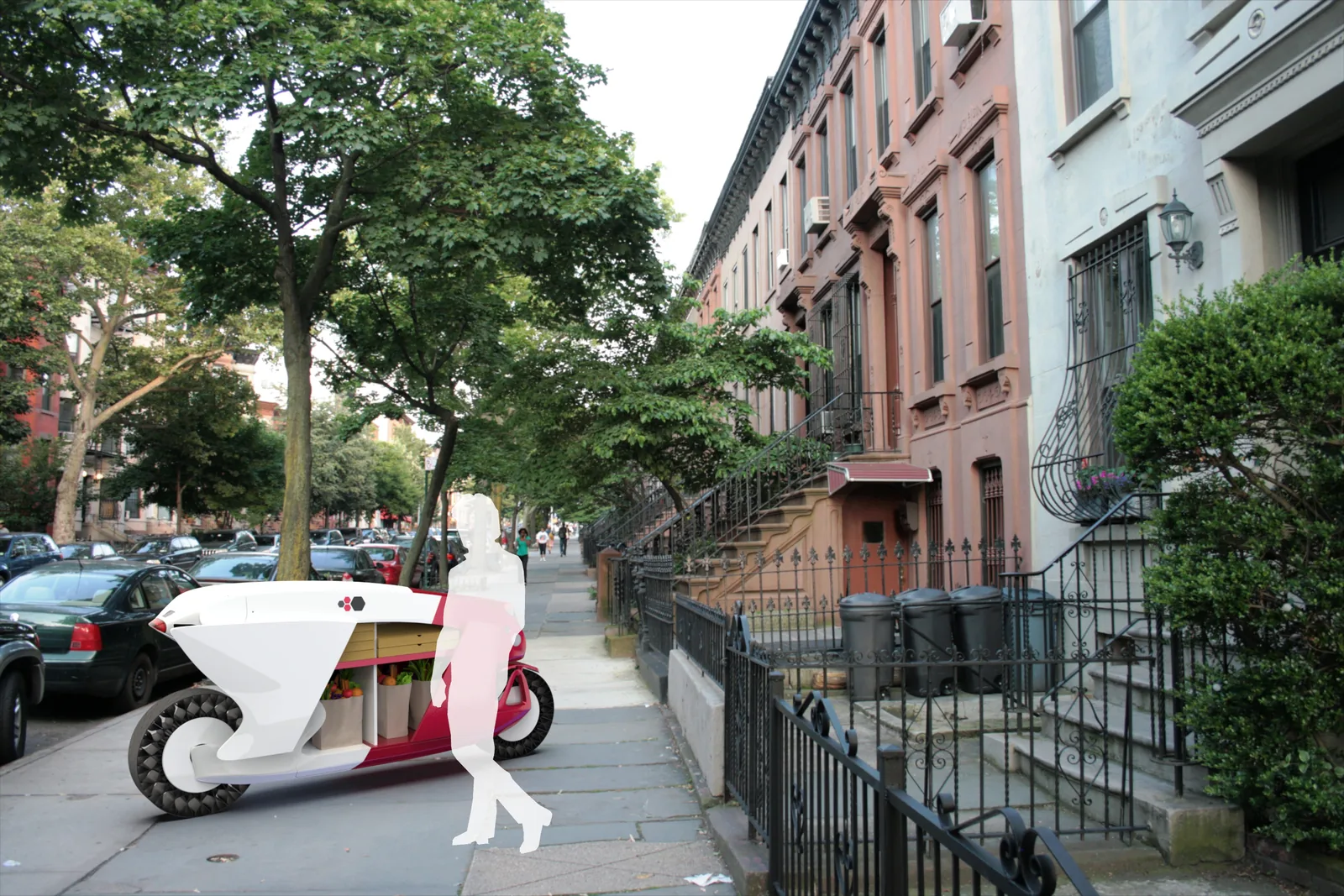 YDrive Akira — Autonomous Delivery Vehicle — view 3