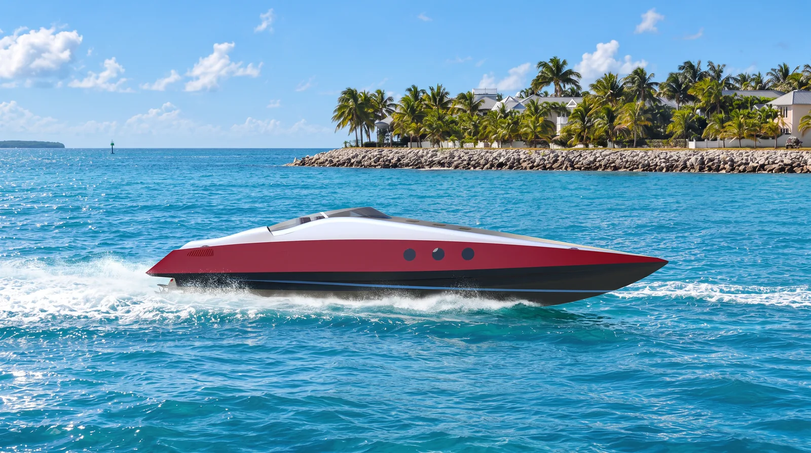 Mayla 44 GT on the water