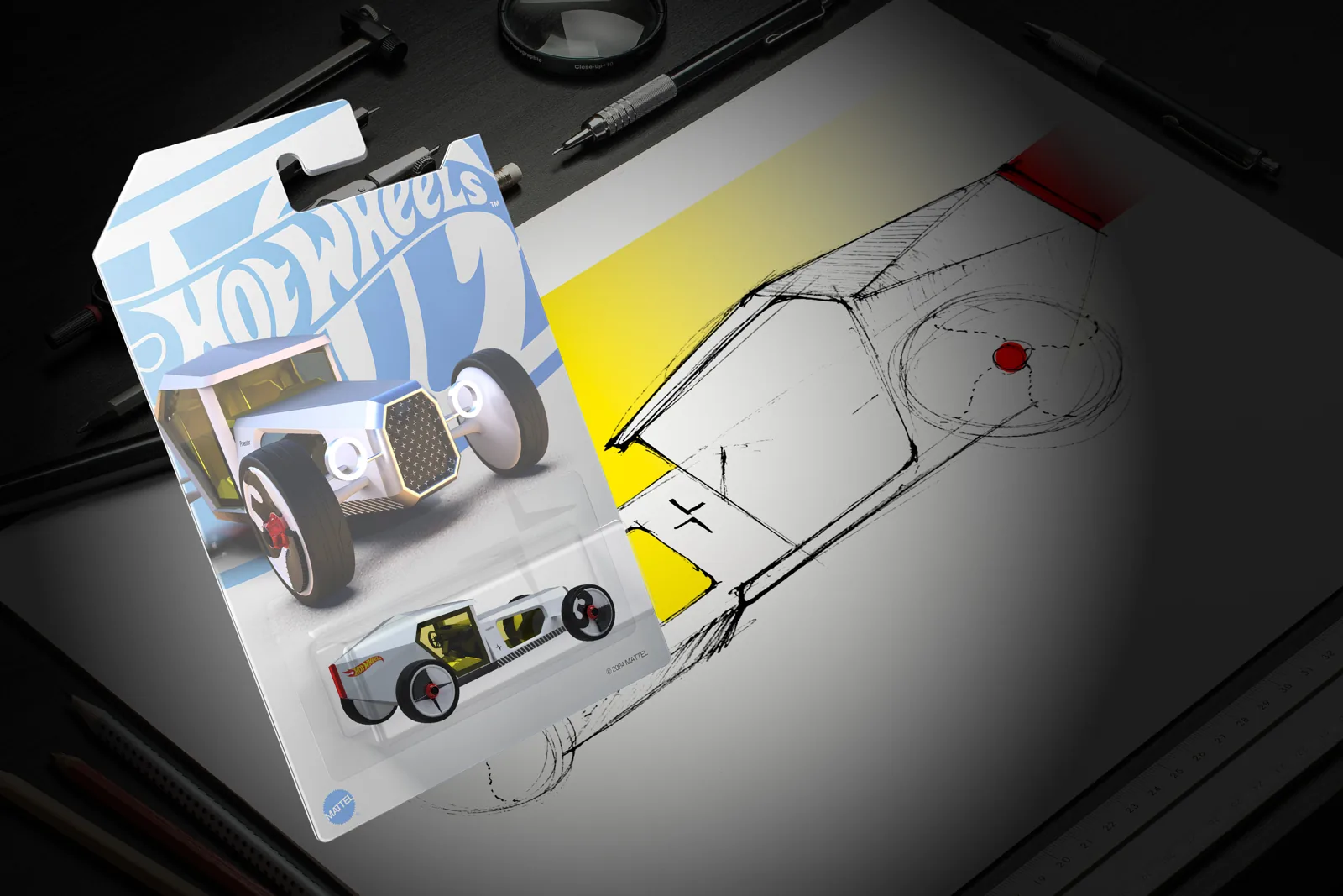 Polestar x Hot Wheels Moonrod Sketch